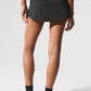 Pinstripe Daylight Mini Skirt — Black/Titanium