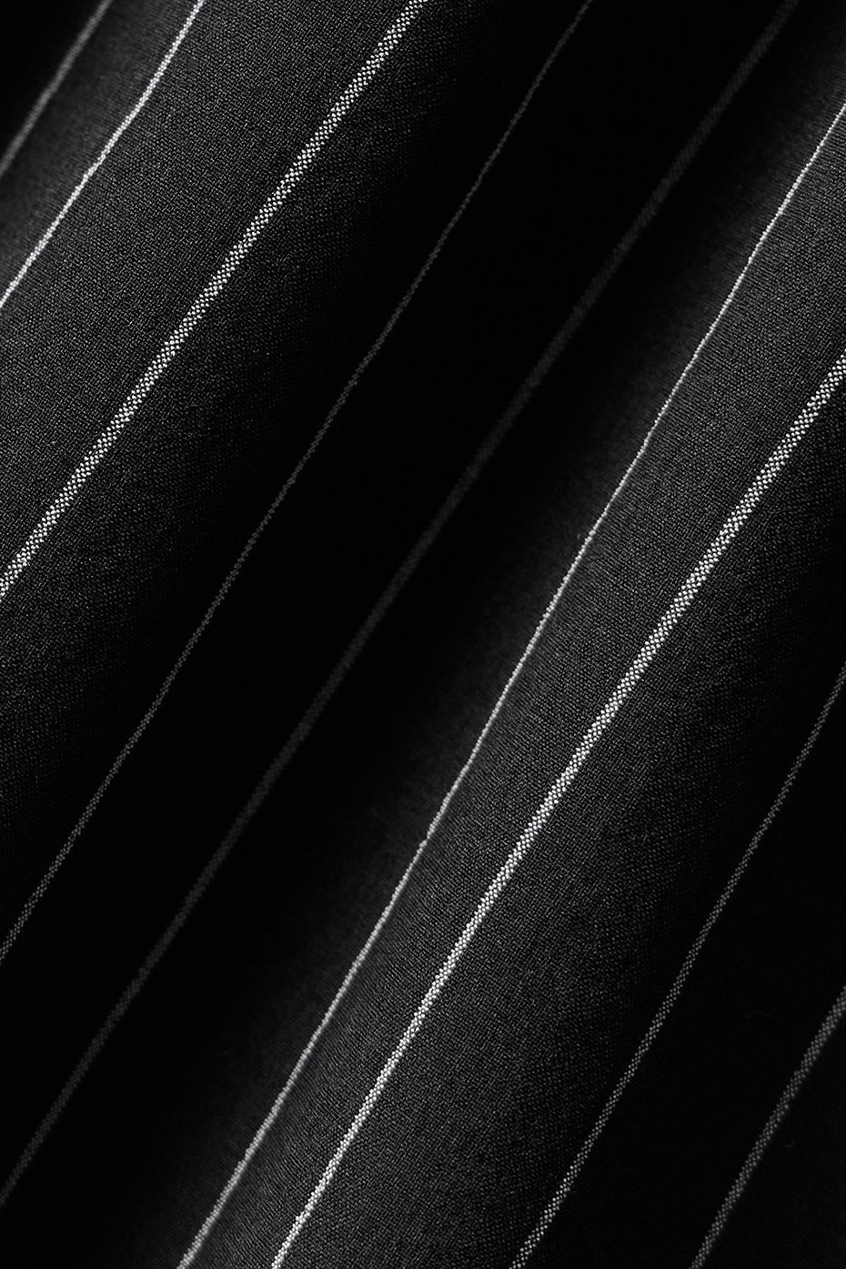 Pinstripe Daylight Mini Skirt — Black/Titanium