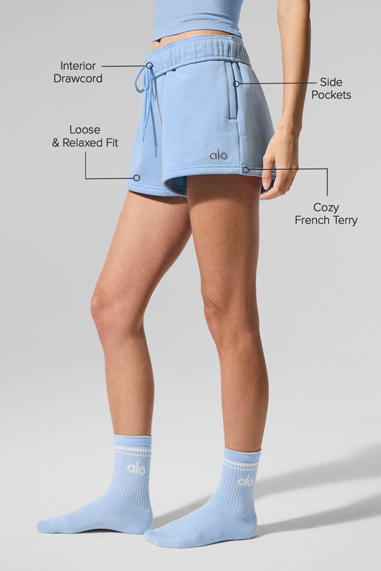 Accolade Shorts — Seashell Blue