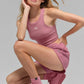 Accolade Shorts — Pink Wild Rose