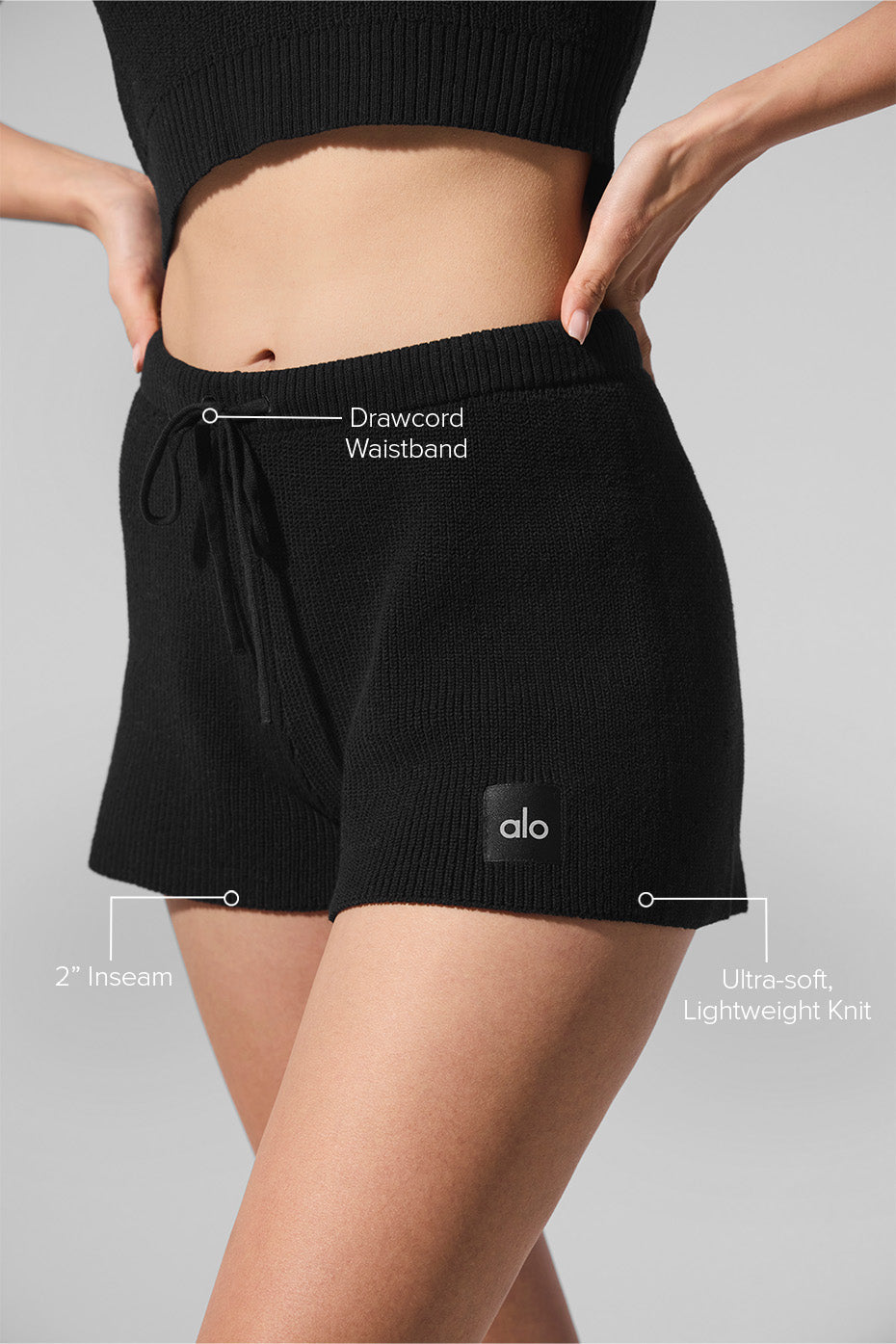 Supernatural Sweater Shorts — Black