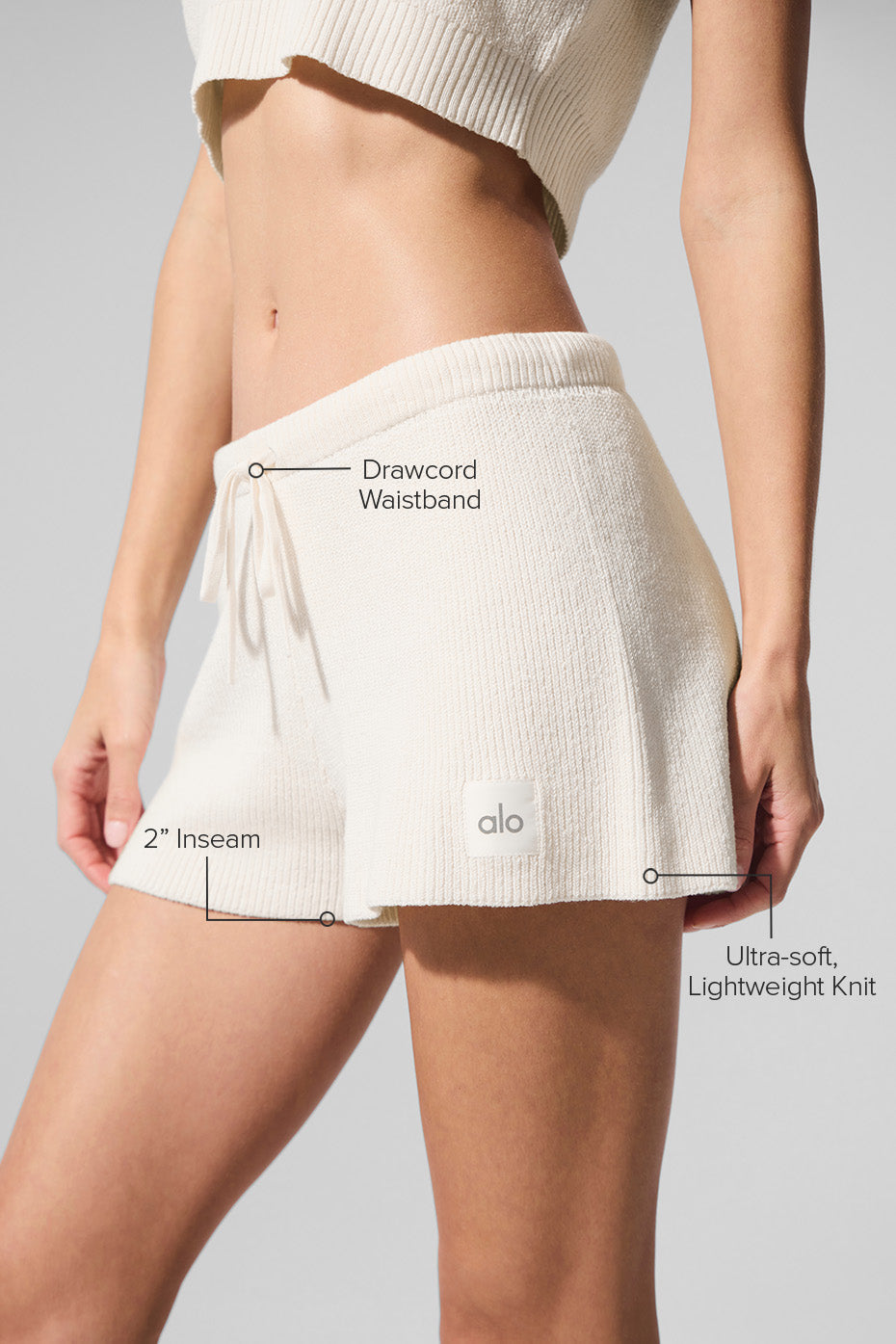 Supernatural Sweater Shorts — Ivory