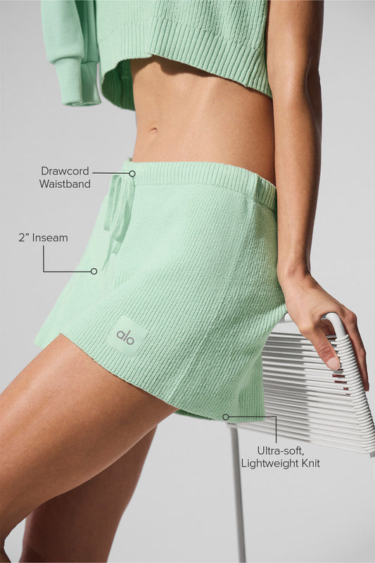 Supernatural Sweater Shorts — Spearmint