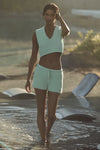 Supernatural Sweater Shorts — Spearmint