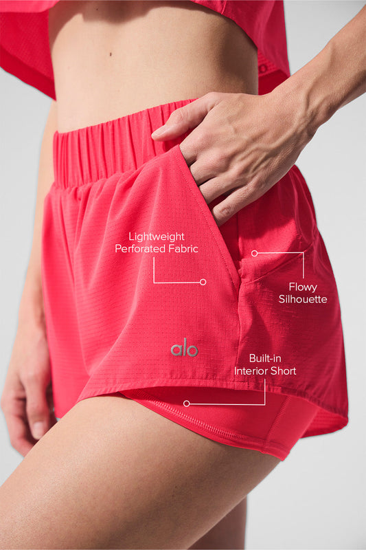 Sport Star Shorts — Candy Red