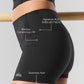 3" SculptSoft High Rise Precision Fit Shorts — Black