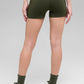 3" SculptSoft High Rise Precision Fit Shorts — Green Olive