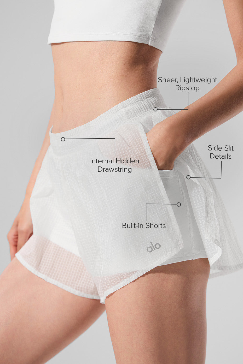 Game Time Shorts — White