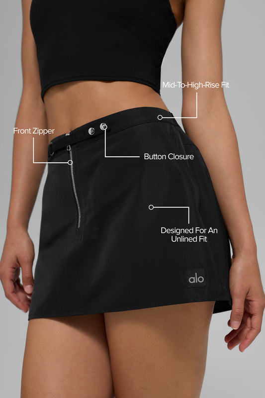Work It Mini Skirt — Black