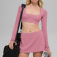 SculptSoft Precision Fit Mini Skirt — Pink Wild Rose