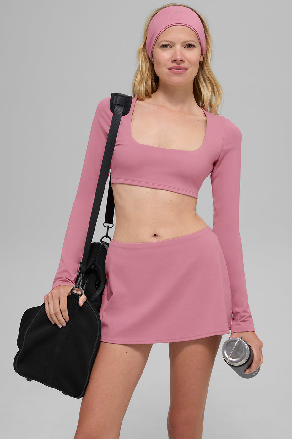 SculptSoft Precision Fit Mini Skirt — Pink Wild Rose