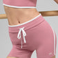 4" Airbrush High Rise Race Pace Shorts — Pink Wild Rose/White