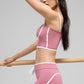 4" Airbrush High Rise Race Pace Shorts — Pink Wild Rose/White