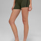 4" Airbrush High Rise Race Pace Shorts — Green Olive/Black