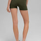 4" Airbrush High Rise Race Pace Shorts — Green Olive/Black