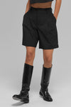 High Rise Dreamscape Shorts — Black