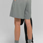 High Rise Dreamscape Shorts — Lunar Grey