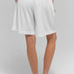 High Rise Dreamscape Shorts — Semi Sheer White