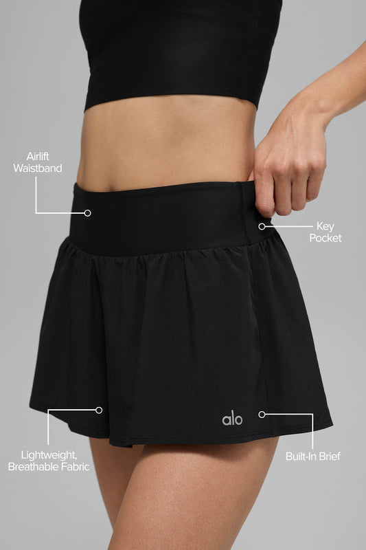 Victory Running Shorts — Black