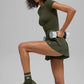 Victory Running Shorts — Green Olive