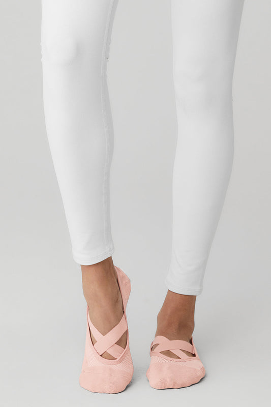 Women's Pivot Barre Sock — Pale Mauve