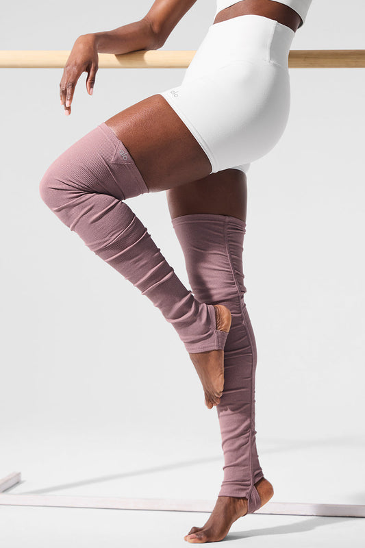 Goddess Leg Warmers — Smoky Quartz Heather