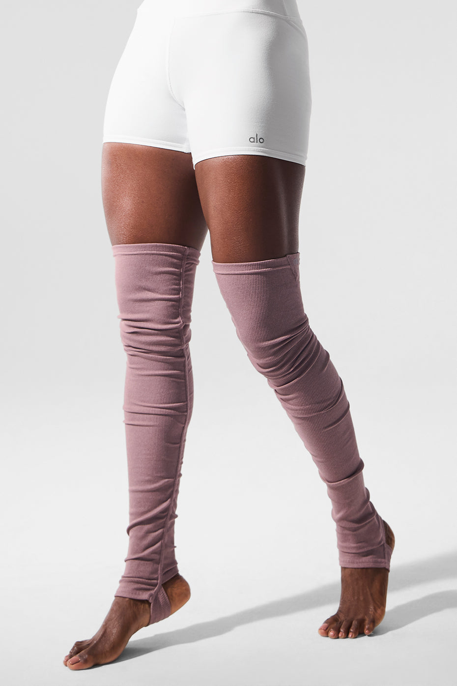Goddess Leg Warmers — Smoky Quartz Heather