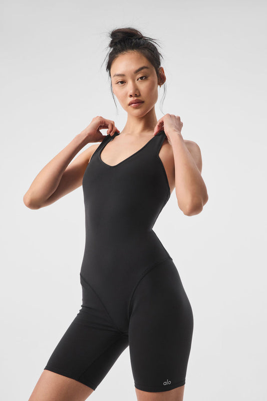 Airbrush Real Onesie — Black