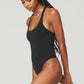 Sleek Back Bodysuit — Black
