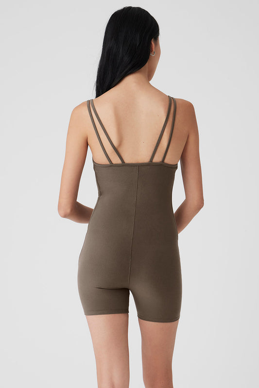 Alosoft Suns Out Onesie — Olive Tree