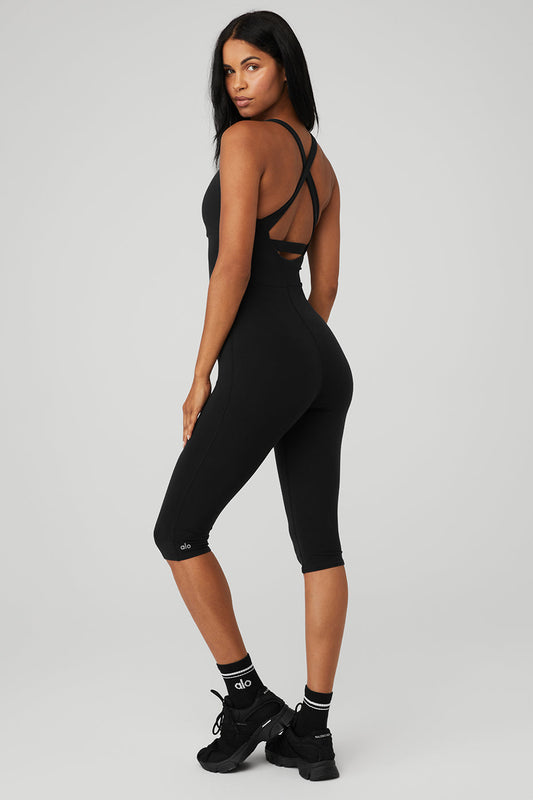 Airbrush Physique Onesie — Black