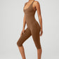 Airbrush Physique Onesie — Cinnamon Brown