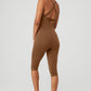Airbrush Physique Onesie — Cinnamon Brown