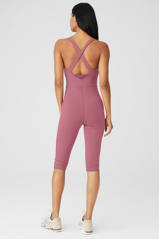 Airbrush Physique Onesie — Mars Clay
