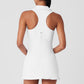 Charmed Tennis Dress — White