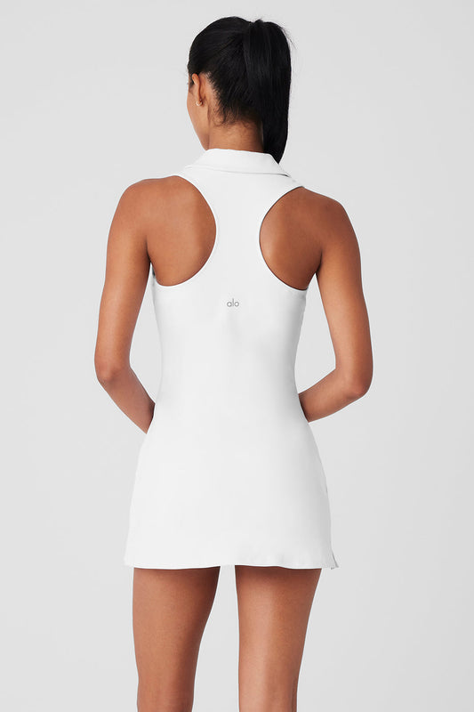 Charmed Tennis Dress — White