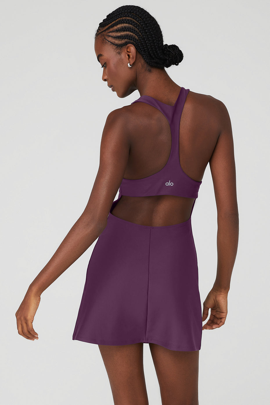 Airlift Fly Dress — Dark Plum