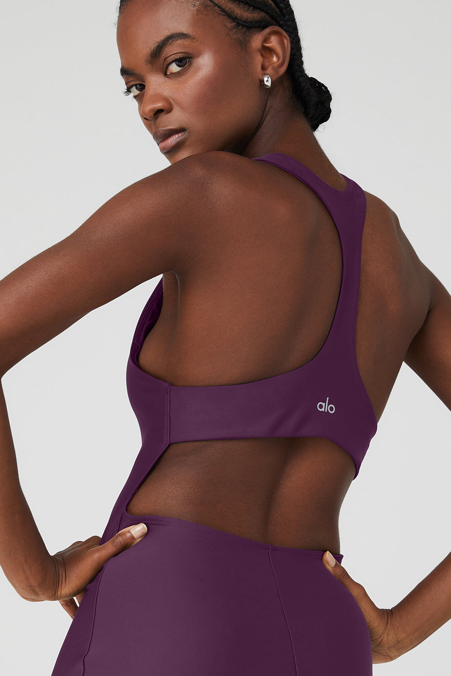 Airlift Fly Dress — Dark Plum