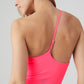 Airlift Plie Bodysuit — Fluorescent Pink Coral