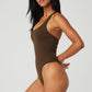 Sleek Back Bodysuit — Espresso