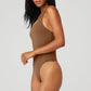 Sleek Back Bodysuit — Cinnamon Brown