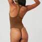 Sleek Back Bodysuit — Cinnamon Brown