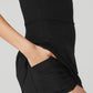 Alosoft Courtside Tennis Dress — Black