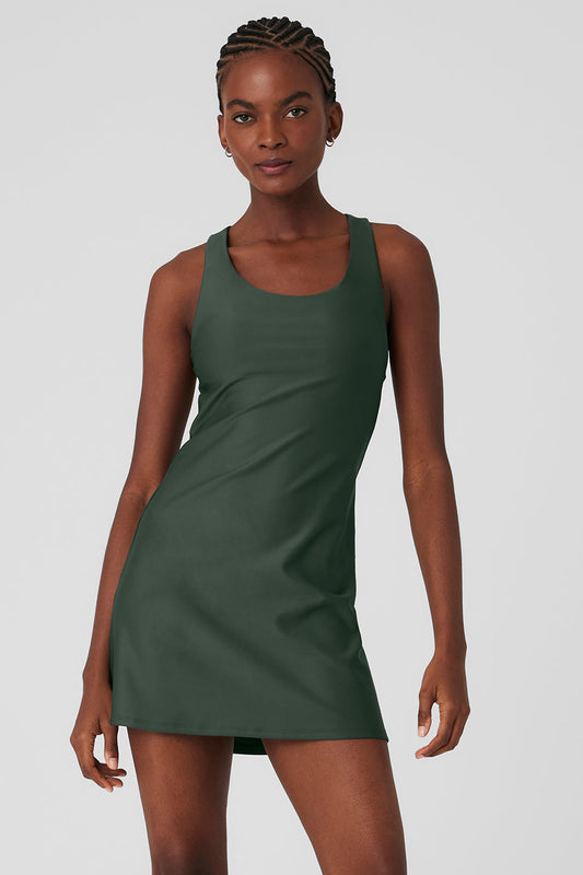 Airlift Fly Dress — Dark Cactus