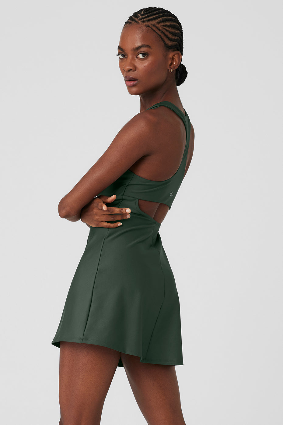 Airlift Fly Dress — Dark Cactus
