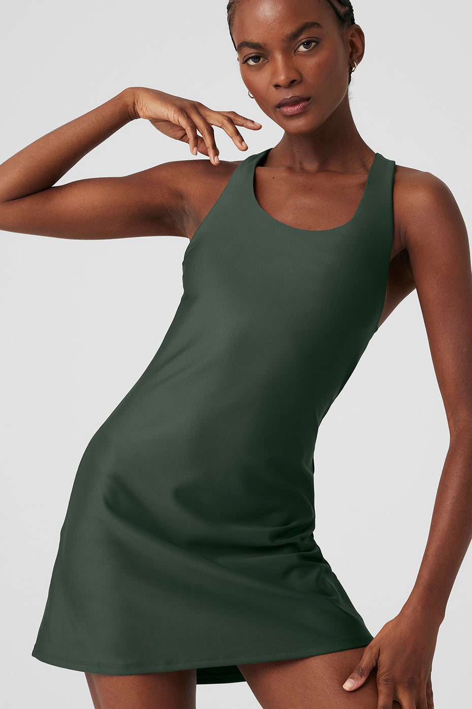 Airlift Fly Dress — Dark Cactus