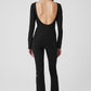 Alosoft Melody Full Length Bootcut Onesie — Black