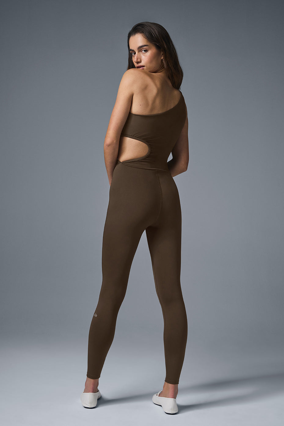 Airlift 7/8 Decadent Bodysuit — Espresso