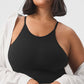 Ribbed Half — Court Bodysuit — Black
