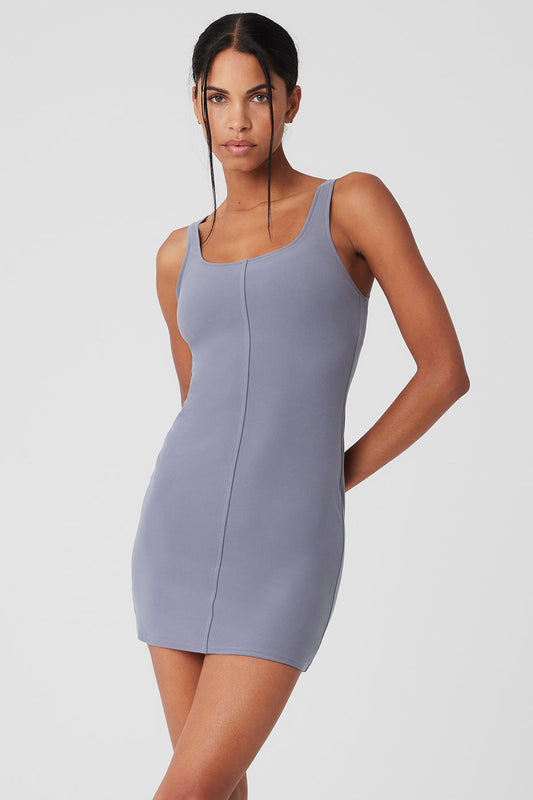 Alosoft Head Start Dress — Fog